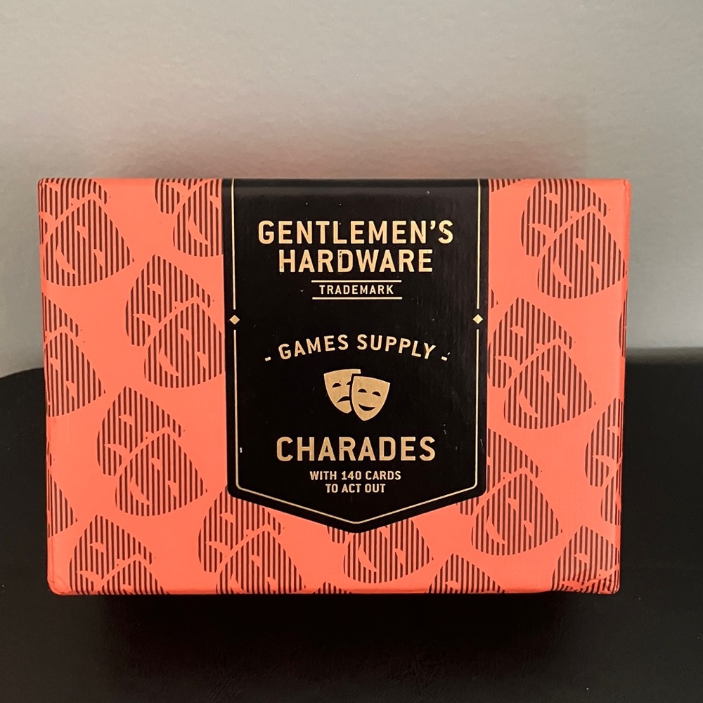 Charades Game - Black and Orange